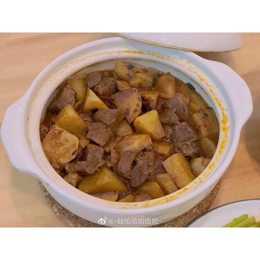 土豆炖牛肉，多吃肉御寒