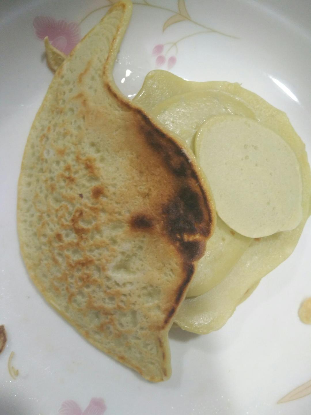 （婴幼儿版）无泡打粉苹果松饼（Pancake）