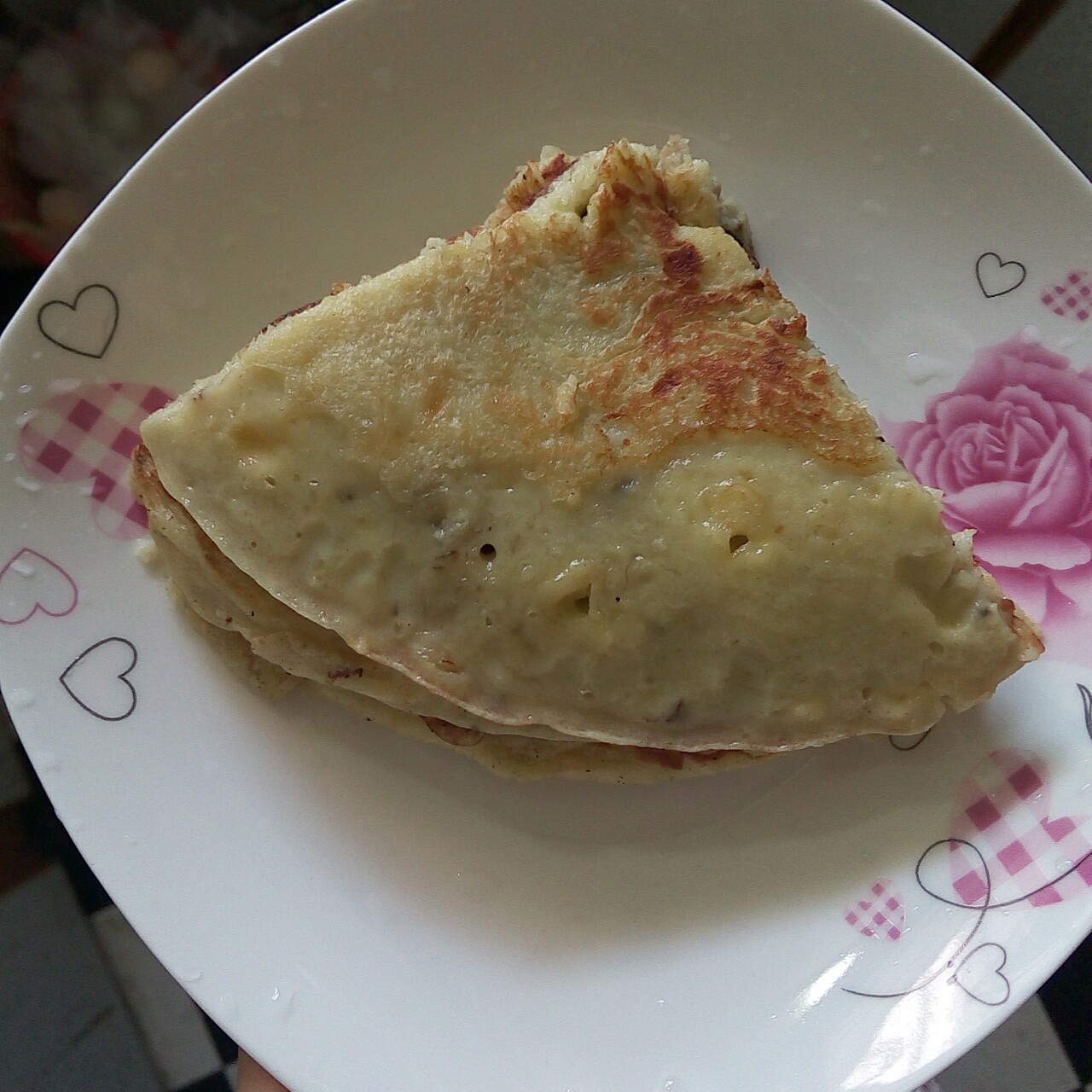 牛奶香蕉蛋饼