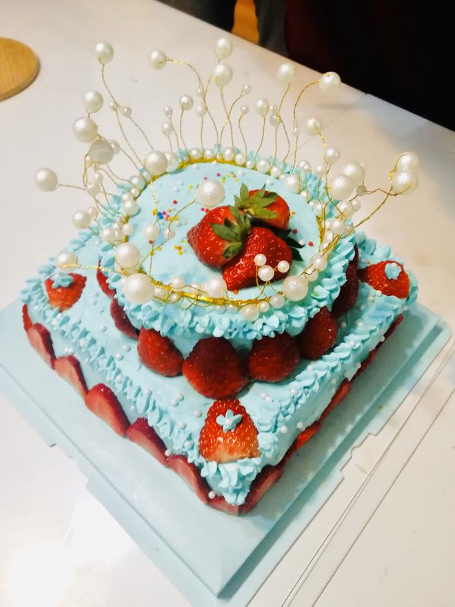 草莓🍓奶油戚风蛋糕的做法