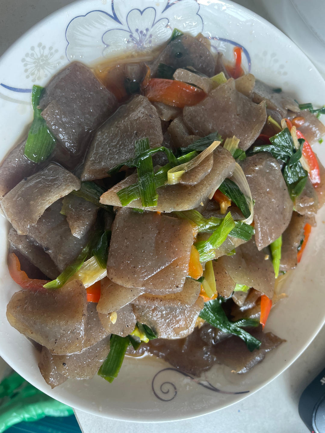 素炒魔芋豆腐