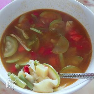 新疆汤饭（揪面片）的做法 步骤7