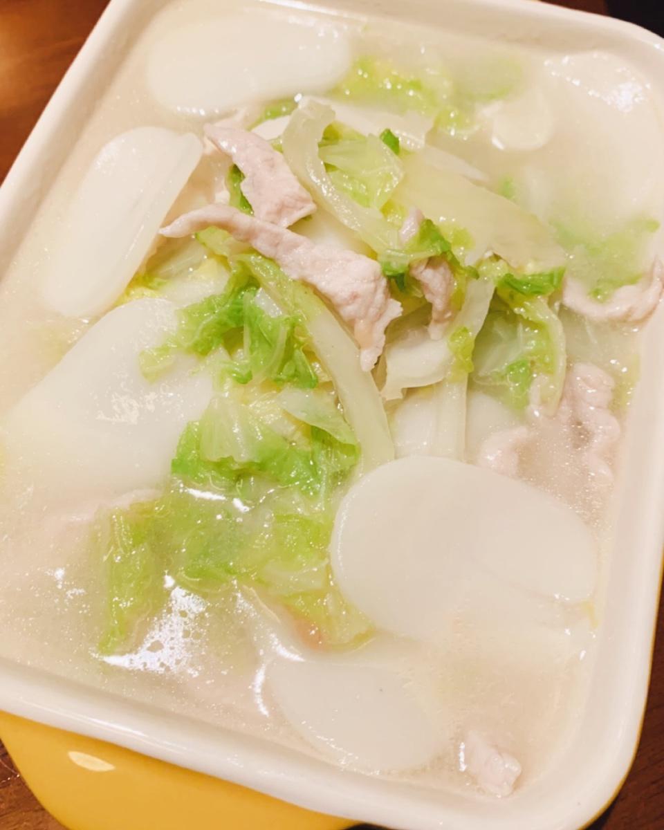 白菜肉丝年糕