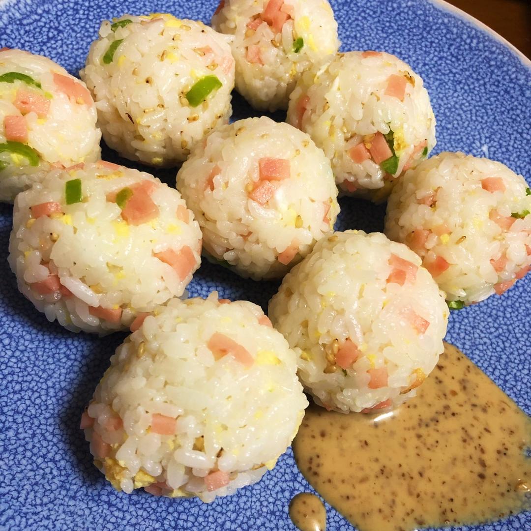 培根芝士饭团