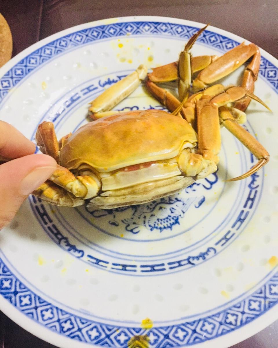 清蒸河蟹