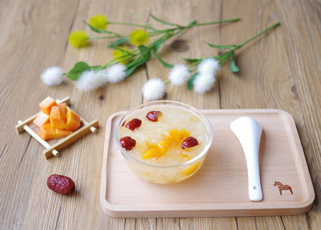 木瓜银耳糖水（超好喝）