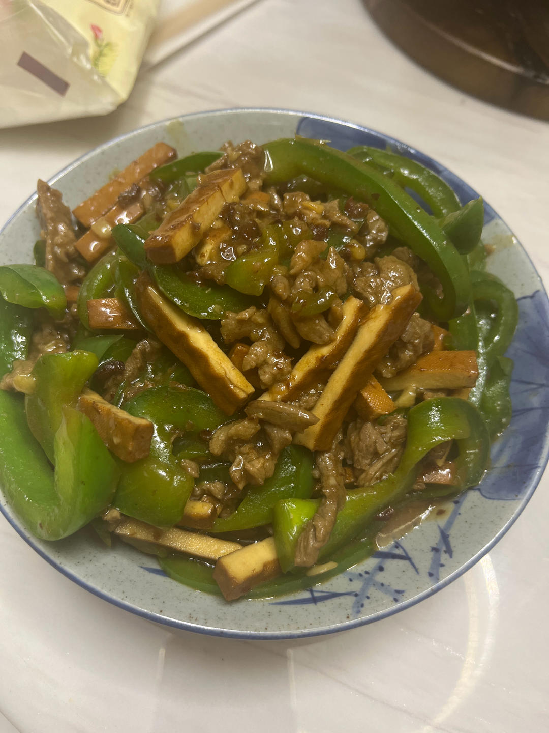 ‼️好吃到舔盘的青椒肉丝盖浇饭