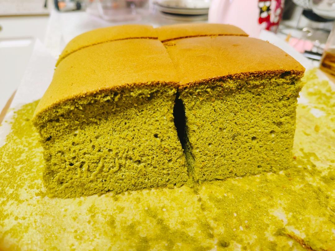 抹茶红豆古早蛋糕