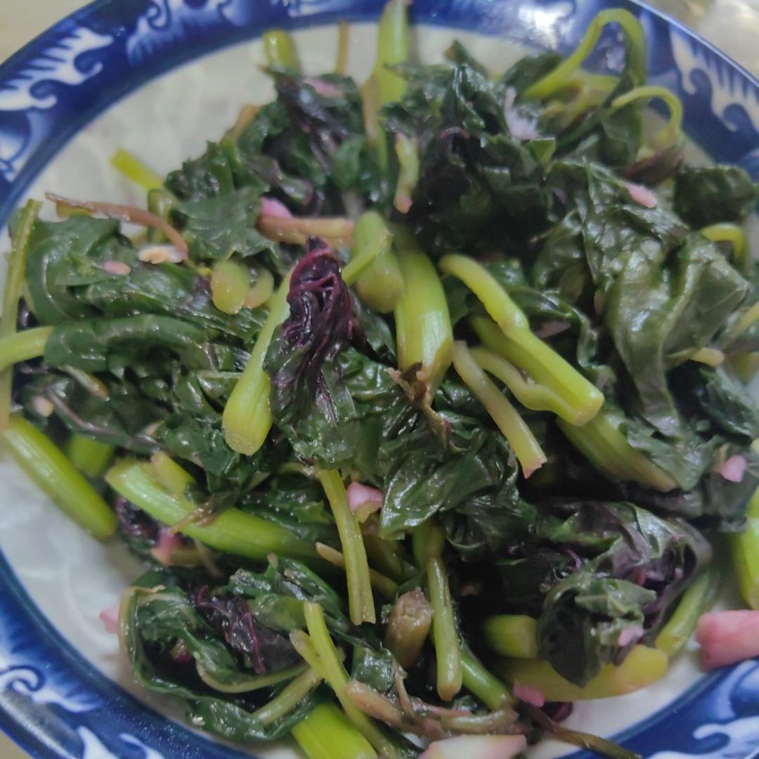 清炒红苋菜