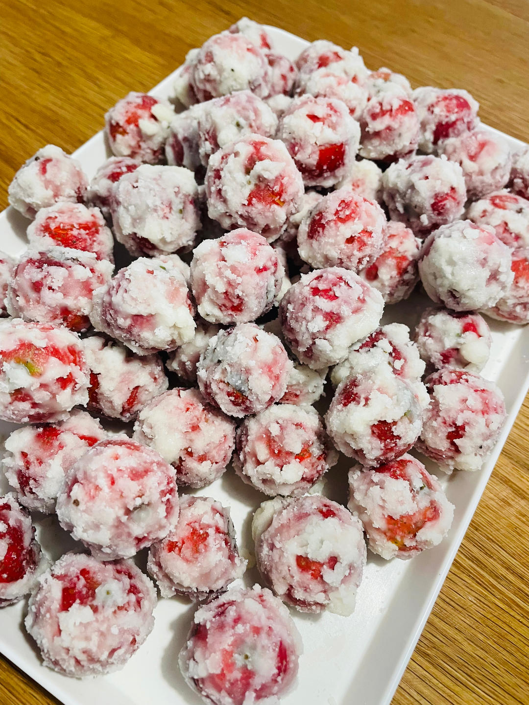 雪花山楂球 酸甜爽口 开胃又好吃 附细节视频详解