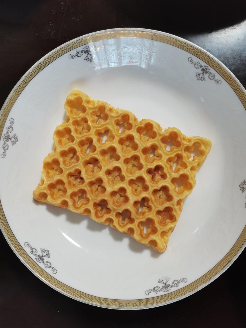 快手早餐之华夫饼
