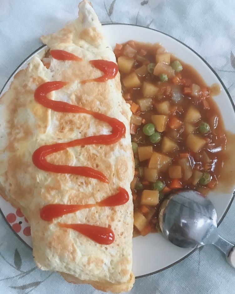 这是头牌了丨好吃的飞起来～🍛咖喱蛋包饭
