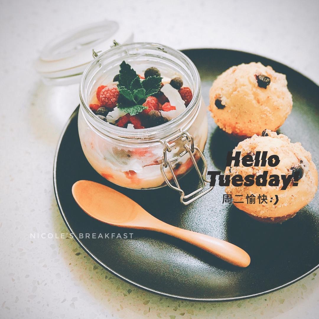 PH大师的金宝顶蓝莓马芬