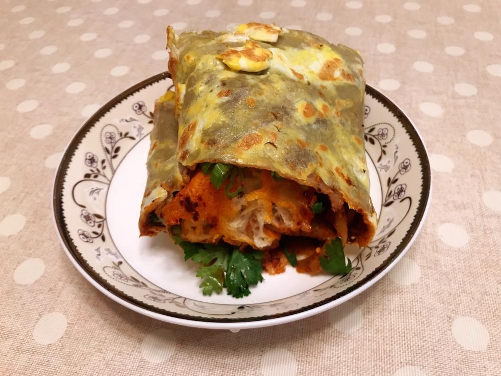 平底锅版煎饼果子