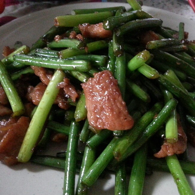 蒜薹炒肉
