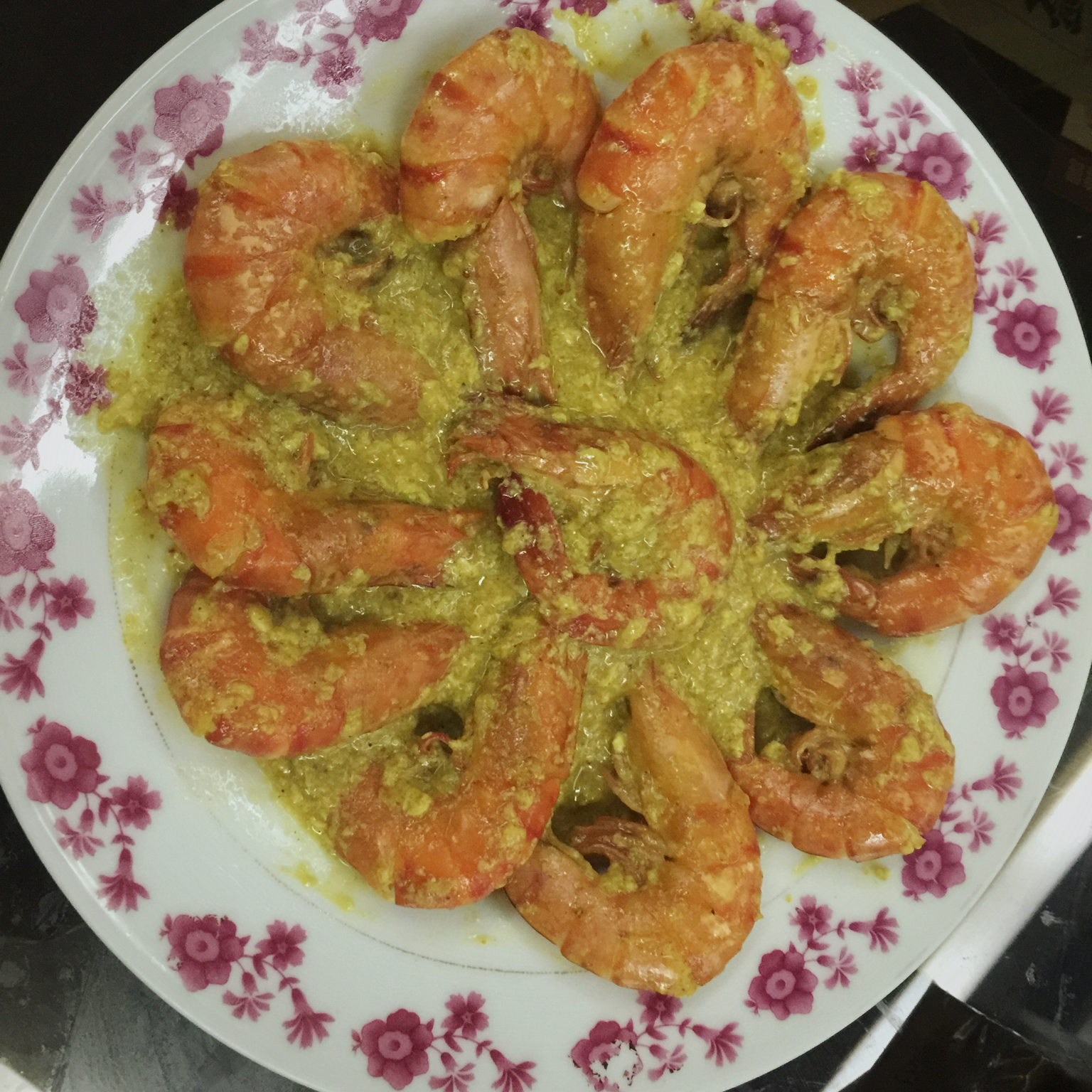 泰式椰浆咖喱虾