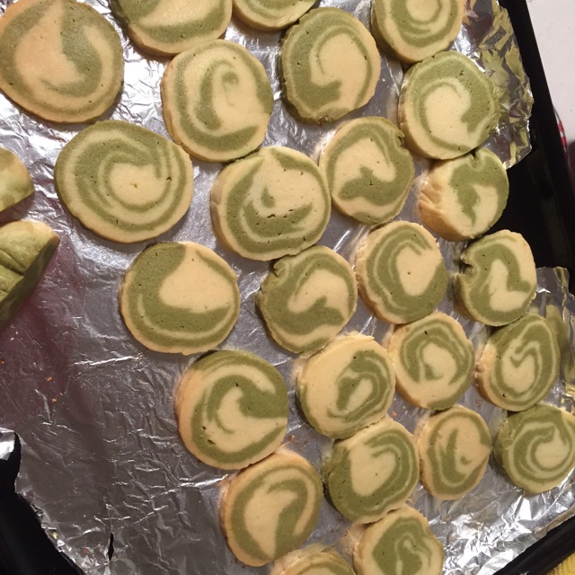 大理石抹茶饼干（酥松版）