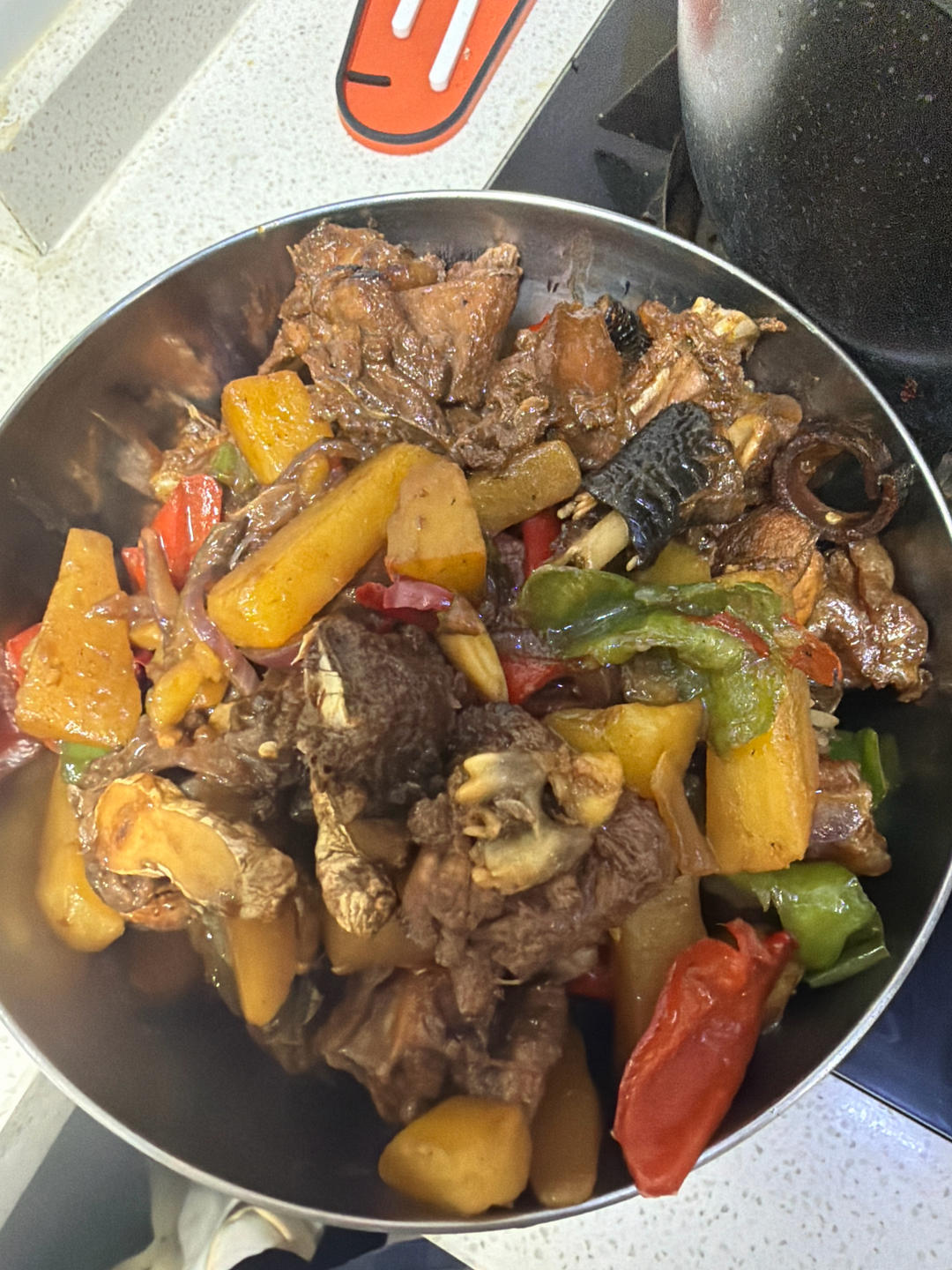 红烧鸡块 焖烧