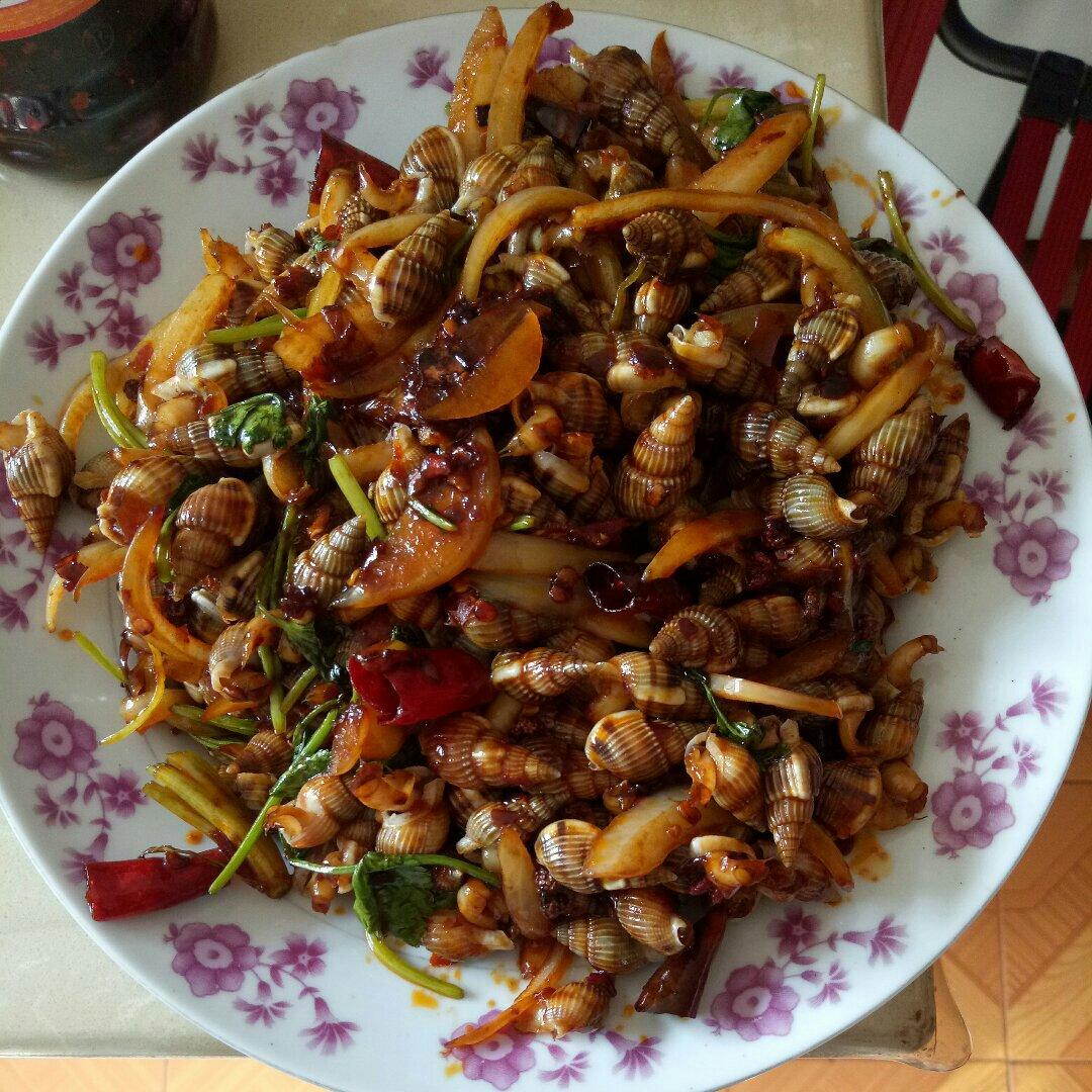 辣炒海螺丝