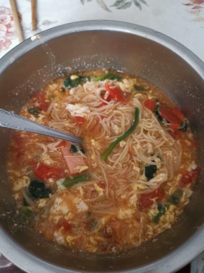 面条菜谱8⃣️-番茄炝锅面（再多的山珍海味不及家中的一碗炝锅面）