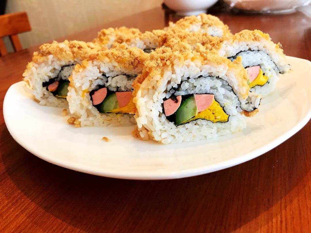 手机用户5108_h8f4做的黄金肉松寿司