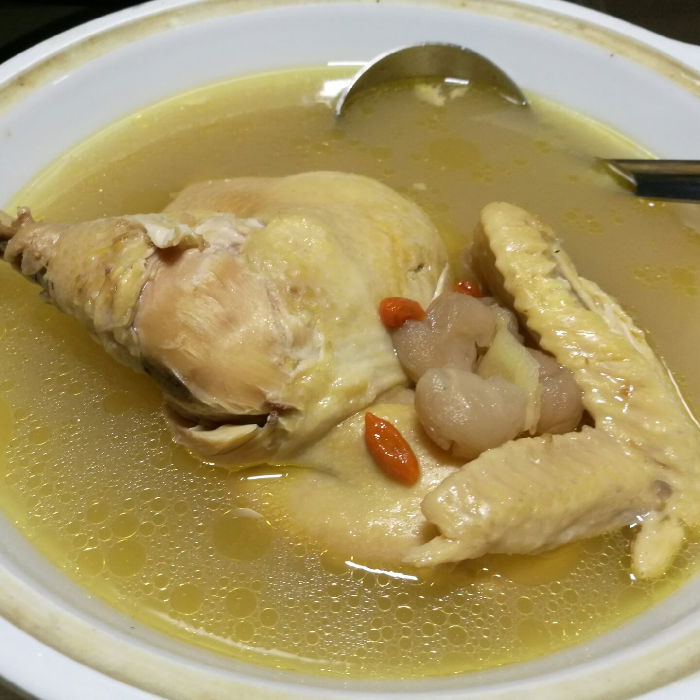 鲜人参炖鸡汤