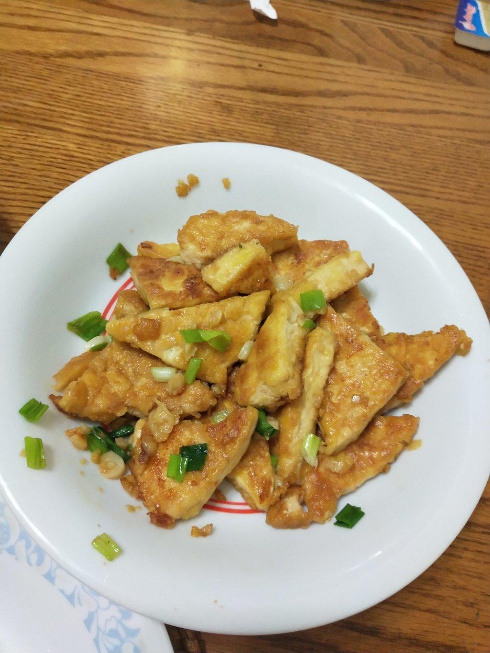 无敌好吃的香煎豆腐