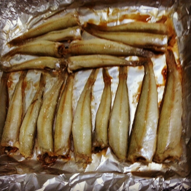 五香柠汁烤小鱼