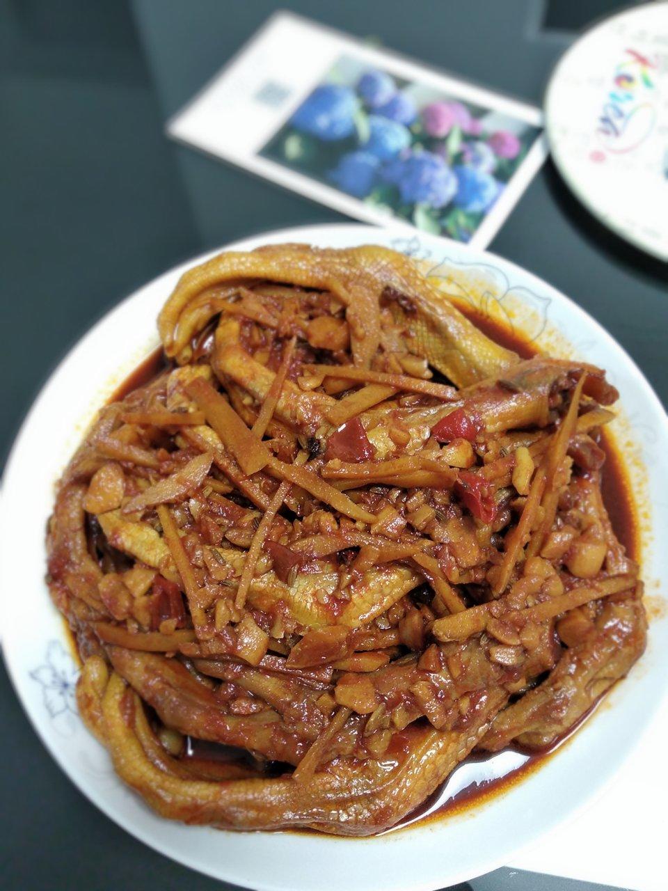 卤鸭掌不好吃你打我