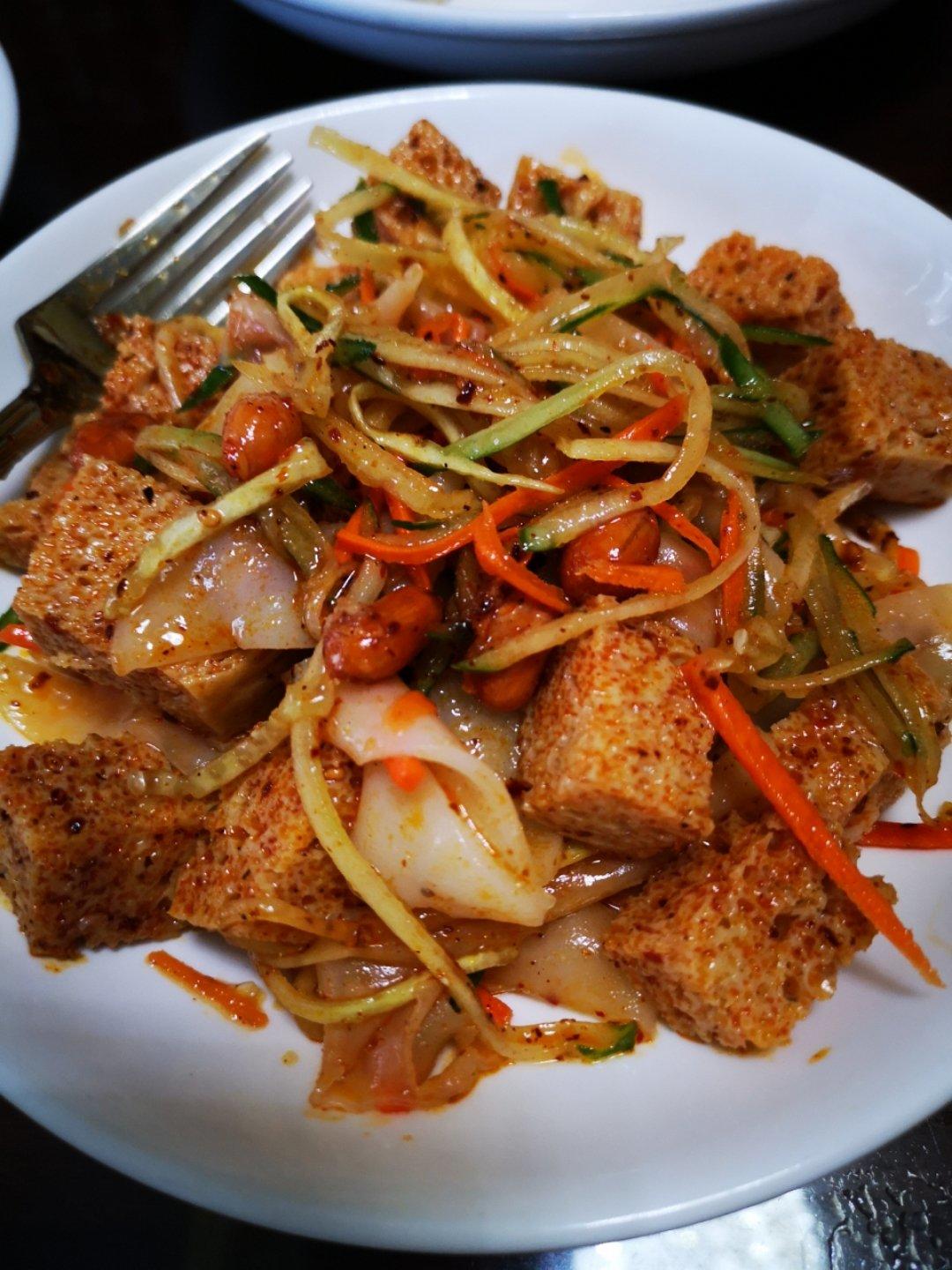 不用水洗的自制凉皮，零失败