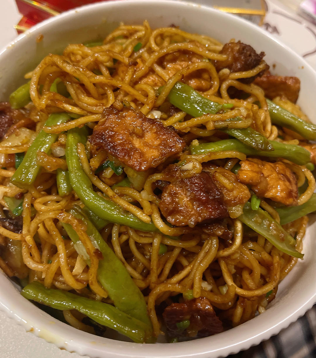 豆角焖面
