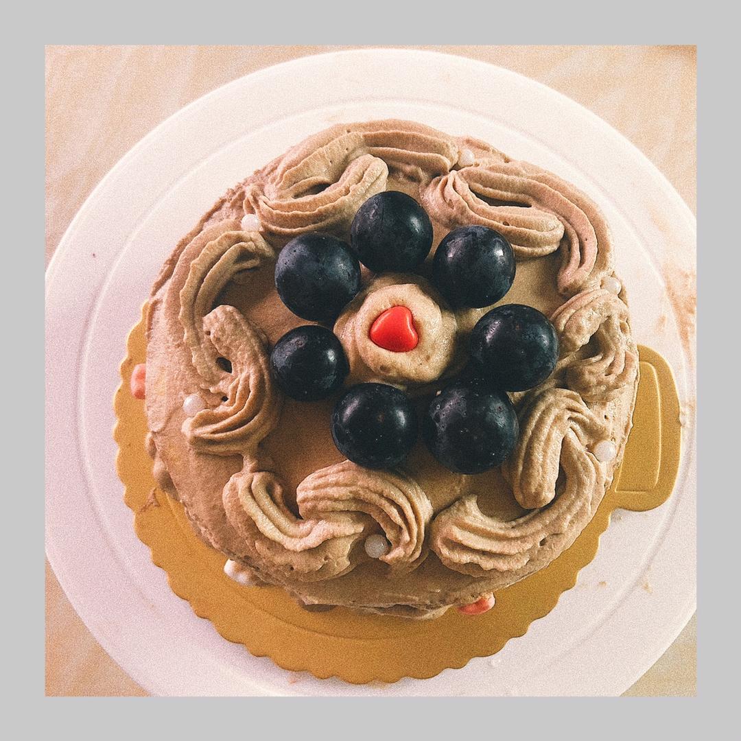 盐味摩卡奶油蛋糕/喜欢海盐摩卡的, 不妨一试。/「海绵及其衍生」烘焙视频蛋糕篇5