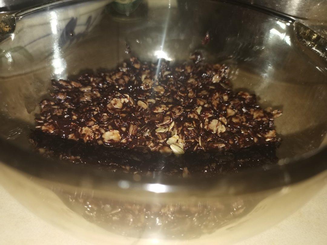 不粘锅版燕麦巧克力能量棒——西式美食（六）