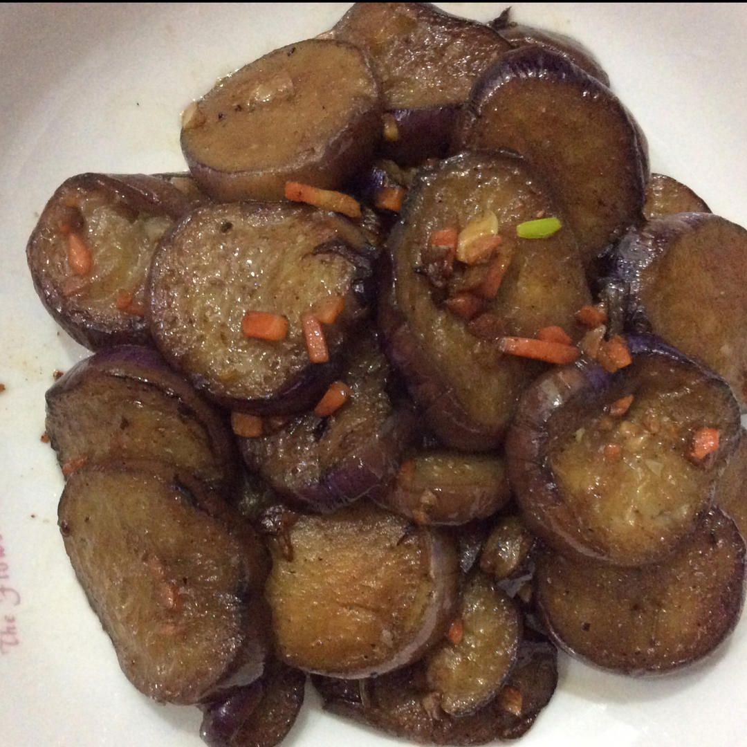 红烧肉沫茄子