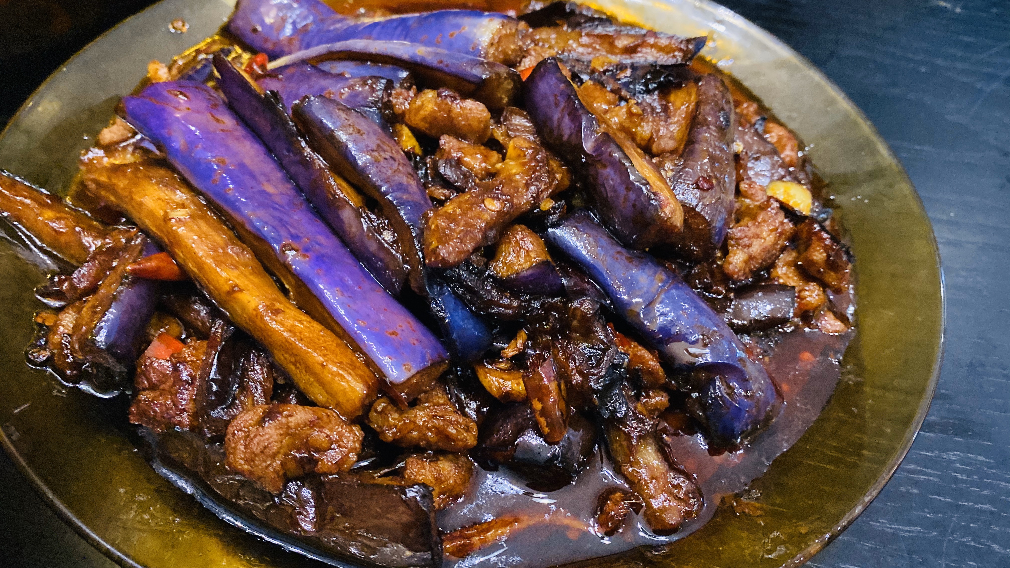 油fufu的肉沫紫茄子