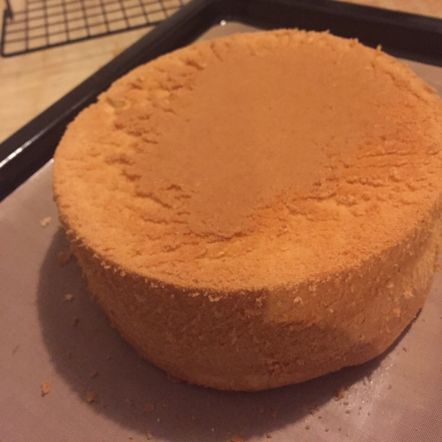 6寸原味戚风蛋糕