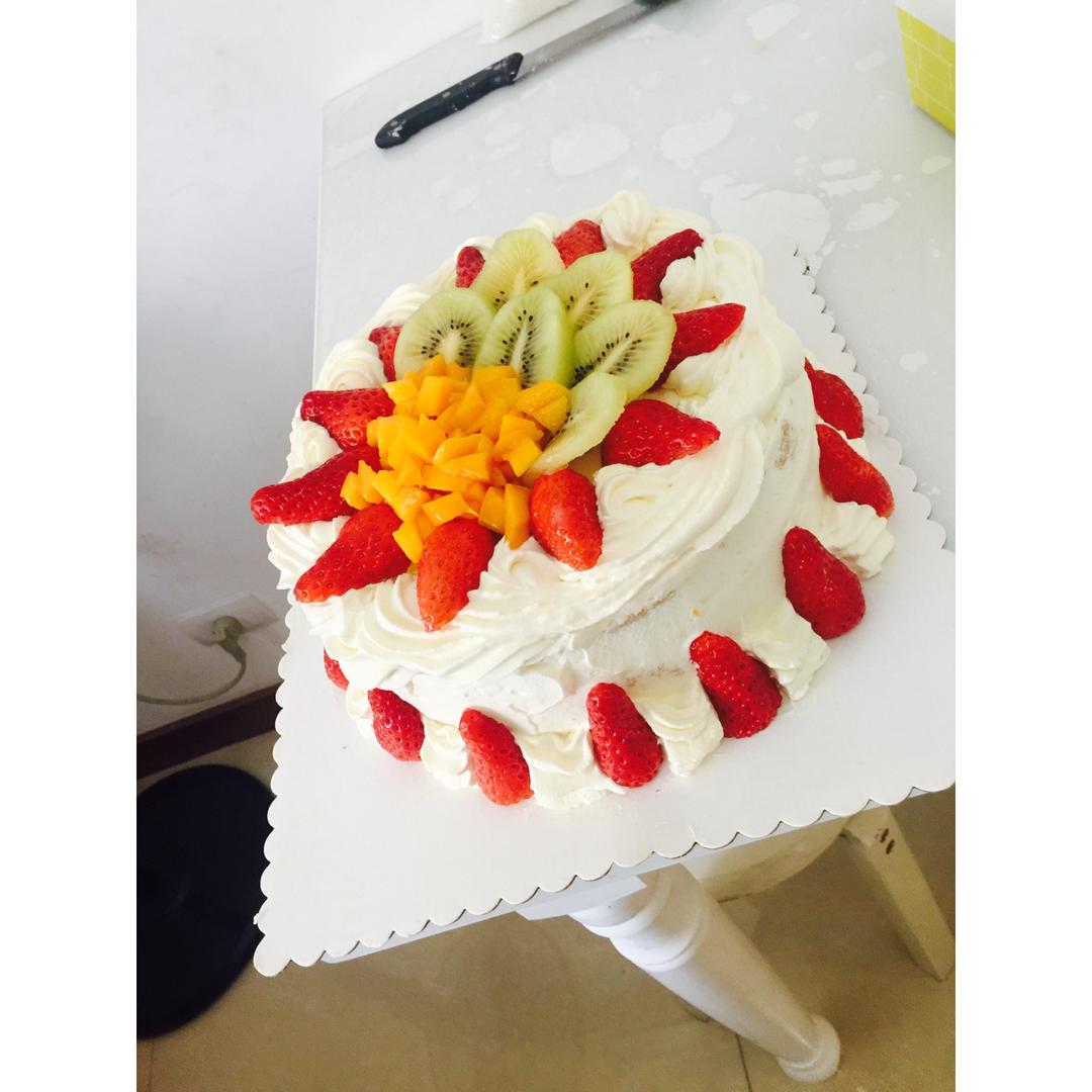 烤箱做蛋糕（戚风蛋糕的做法）