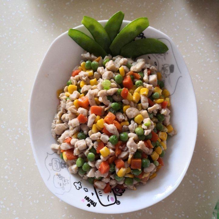 菠萝版金玉满堂（三色鸡丁）