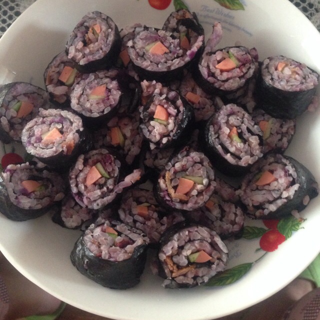 营养紫薯寿司
