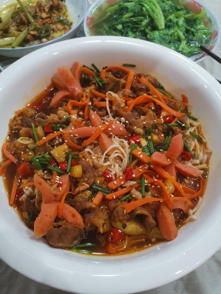 金针肥牛（快手菜超简单）