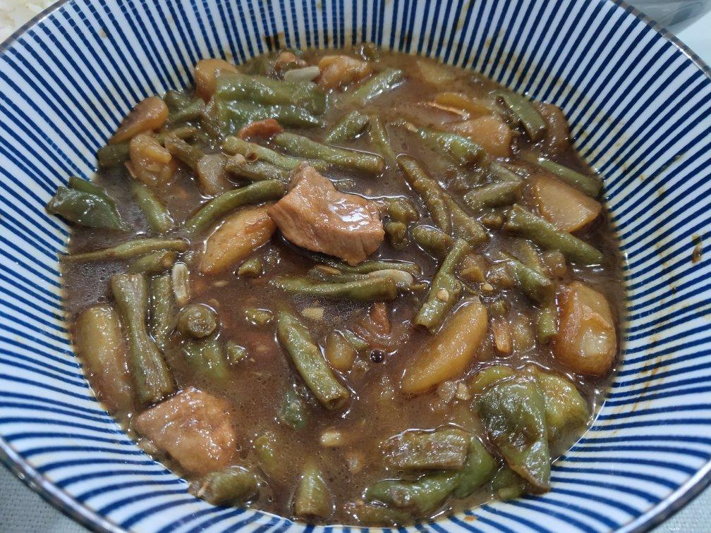 吃完再减肥啊做的豆角土豆炖肉东北家常炖菜
