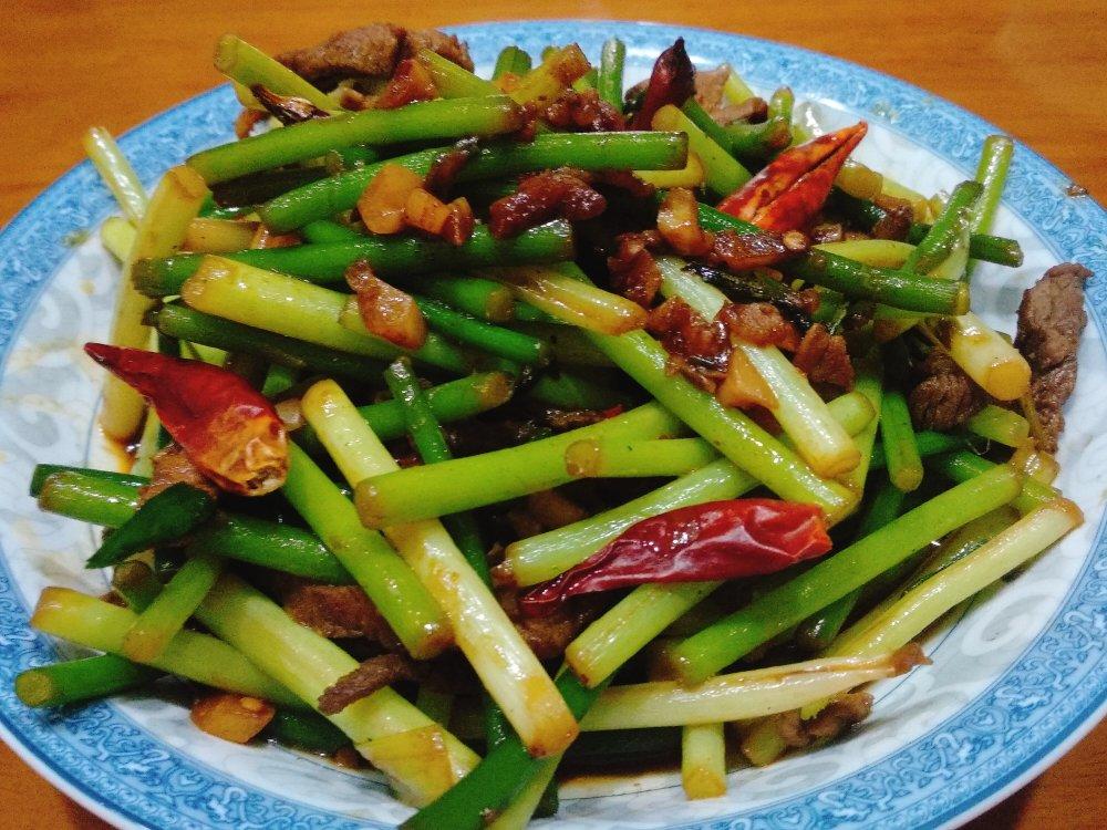 蒜薹炒肉