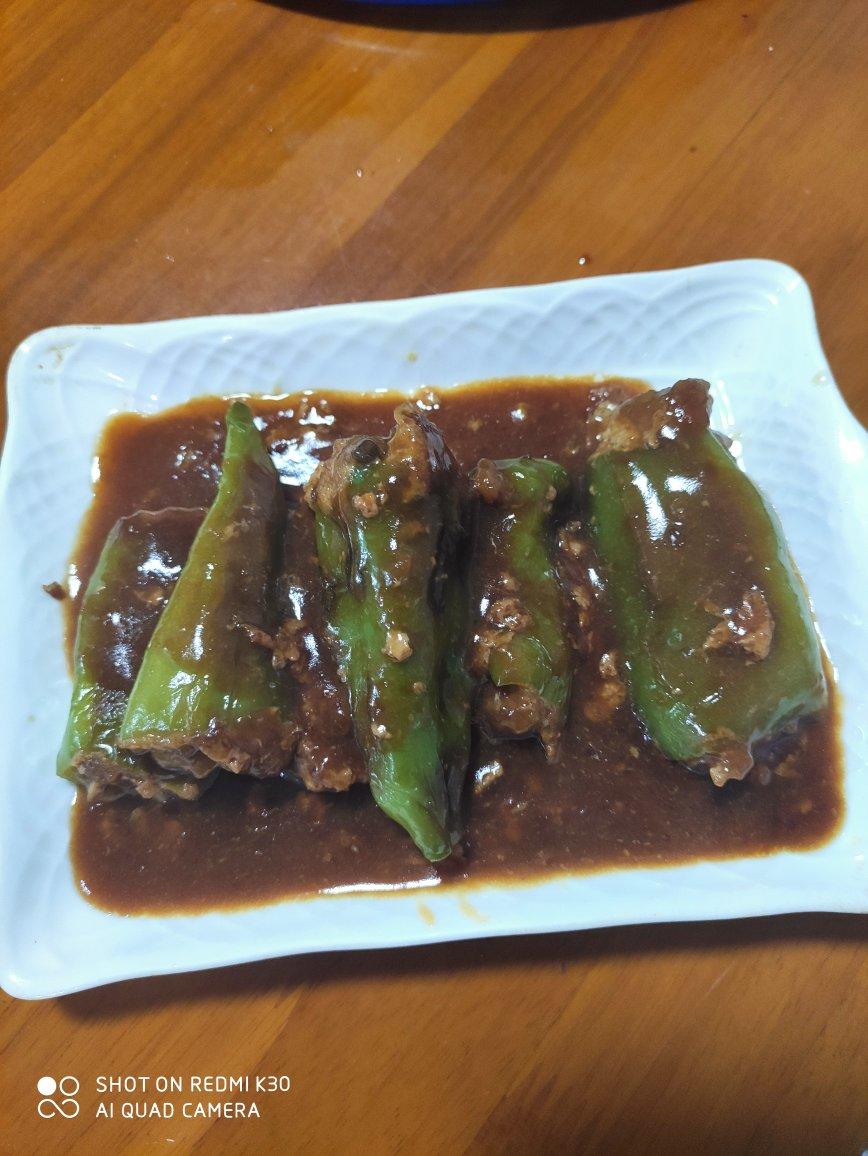 销魂青椒酿肉【超级下饭】