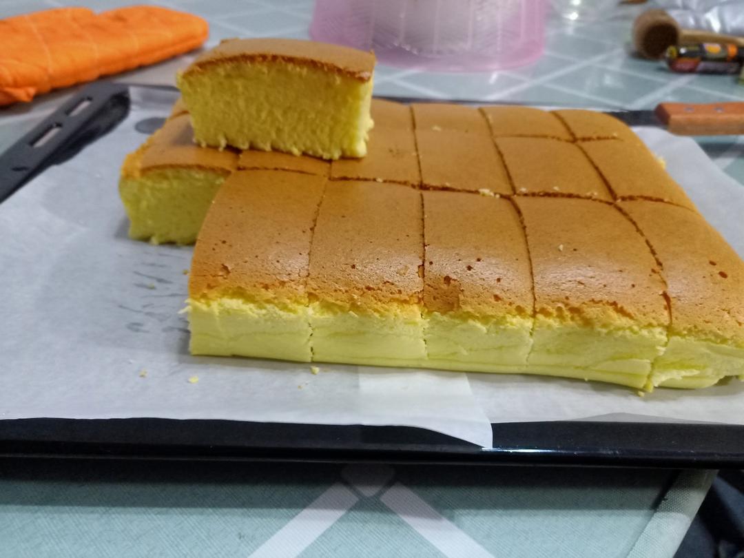 11寸方形原味古早蛋糕