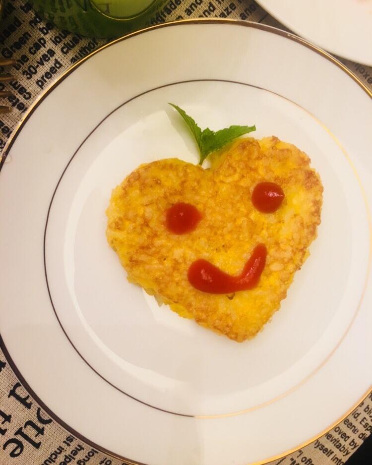 煎鸡蛋饭饼