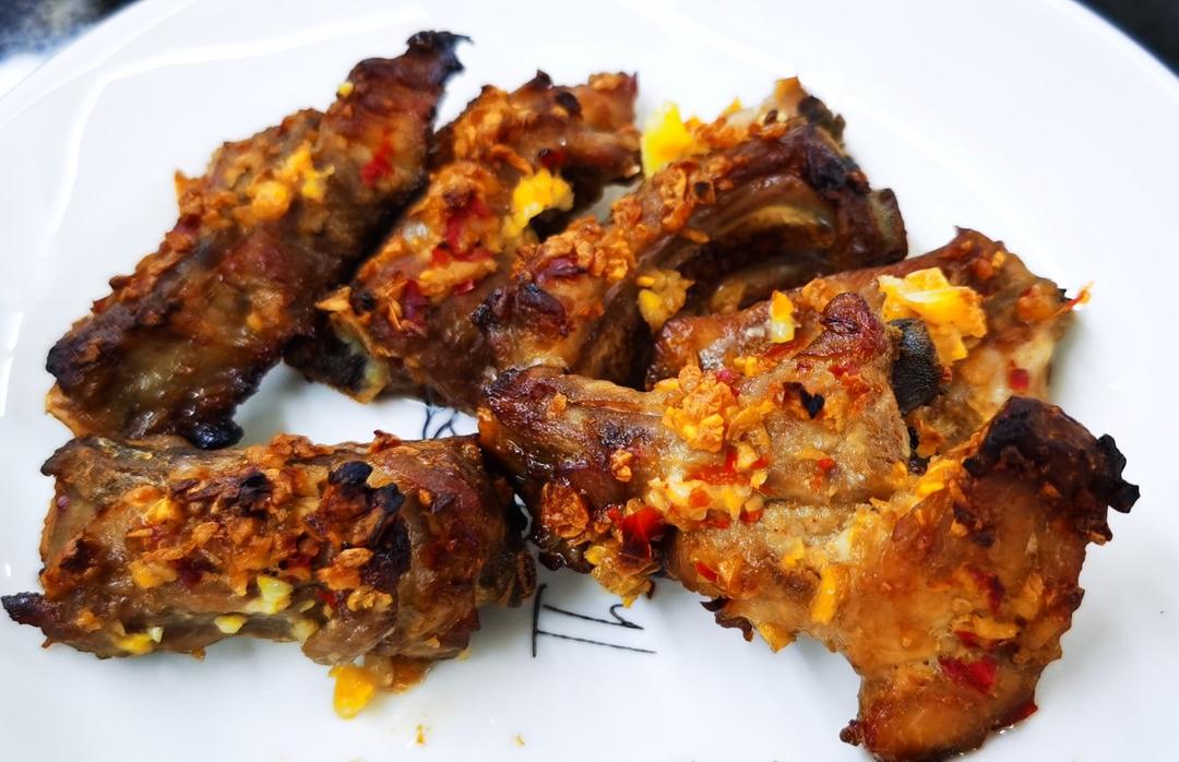 香到骨头里的蒜香排骨（烤箱）