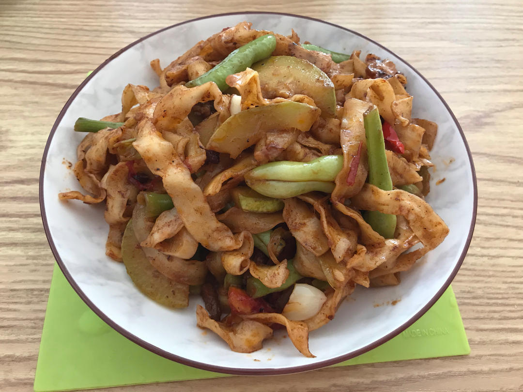 扁豆焖面