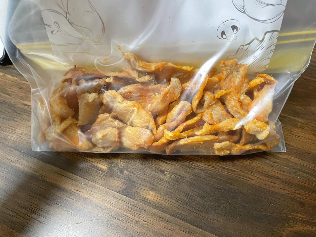 「狗零食／宠物零嘴」烤箱版风干鸡肉干