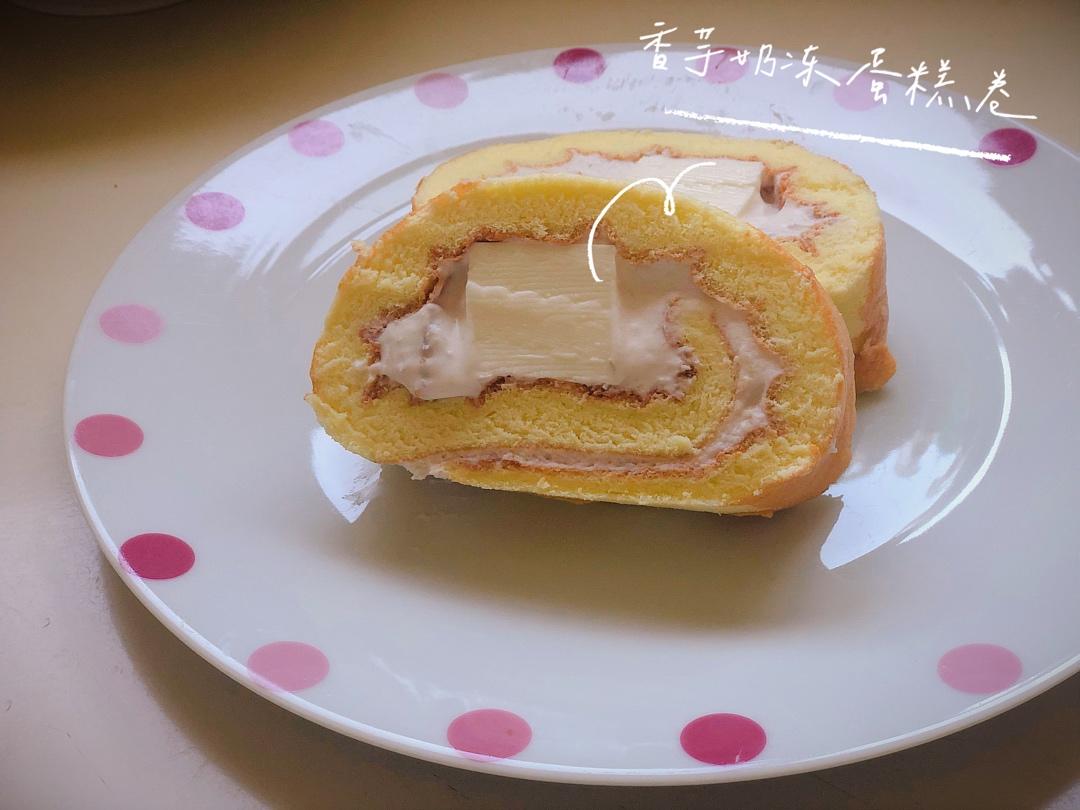 几分甜香芋奶冻卷/卷不裂配方+新鲜香芋奶油+入口即化奶冻/烘焙视频蛋糕篇7「薄卷」