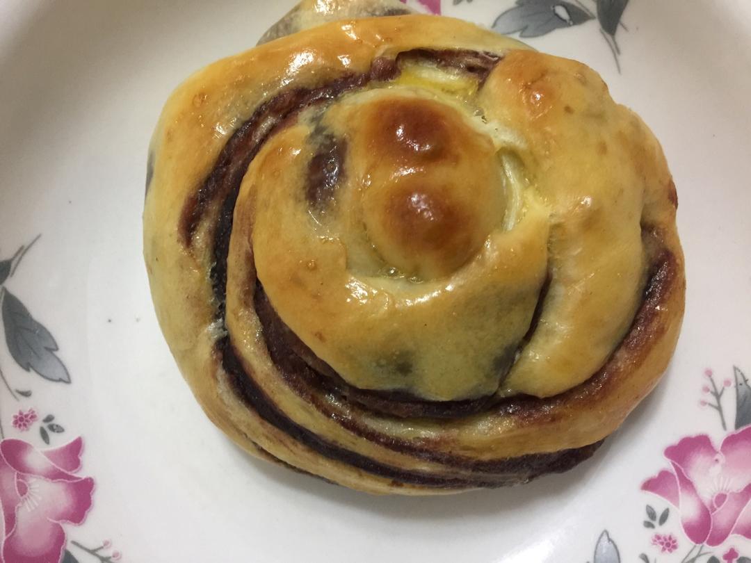 豆沙卷面包
